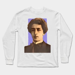 Russian Poet Aleksandr Blok illustration Long Sleeve T-Shirt